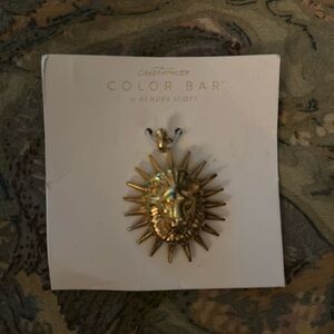 Kendra Scott customize color bar large lion charm